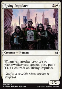 Rising Populace⁣ - War of the Spark⁣ (Common)⁣ [29]