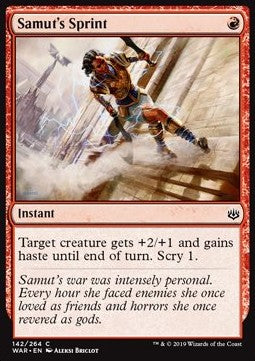 Samut's Sprint⁣ - War of the Spark⁣ (Common)⁣ [142]