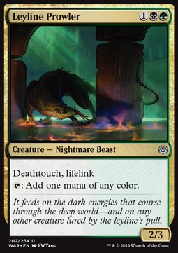 Leyline Prowler⁣ - War of the Spark⁣ (Uncommon)⁣ [202]