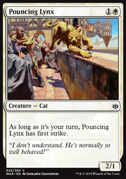 Pouncing Lynx⁣ - War of the Spark⁣ (Common)⁣ [25]