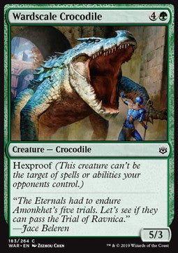 Wardscale Crocodile⁣ - War of the Spark⁣ (Common)⁣ [183]