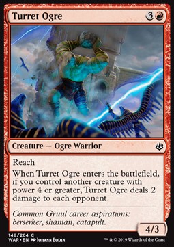 Turret Ogre⁣ - War of the Spark⁣ (Common)⁣ [148]