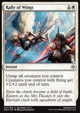 Rally of Wings⁣ - War of the Spark⁣ (Uncommon)⁣ [27]