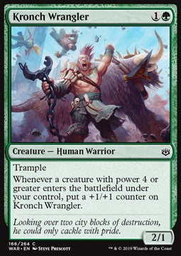 Kronch Wrangler⁣ - War of the Spark⁣ (Common)⁣ [166]