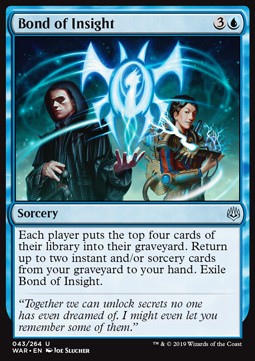 Bond of Insight⁣ - War of the Spark⁣ (Uncommon)⁣ [43]
