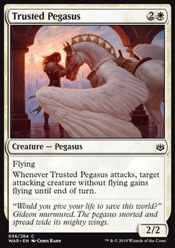 Trusted Pegasus⁣ - War of the Spark⁣ (Common)⁣ [36]