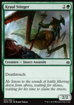 Kraul Stinger⁣ - War of the Spark⁣ (Common)⁣ [165]
