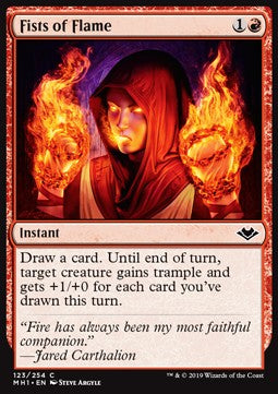 Fists of Flame⁣ - Modern Horizons⁣ (Common)⁣ [123]