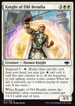 Knight of Old Benalia⁣ - Modern Horizons⁣ (Common)⁣ [17]