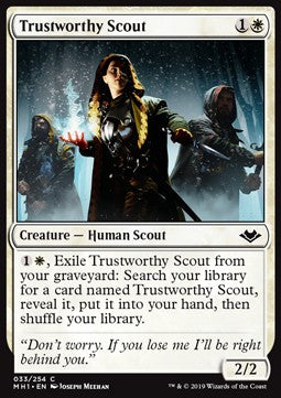Trustworthy Scout⁣ - Modern Horizons⁣ (Common)⁣ [33]