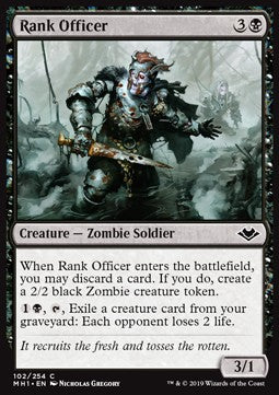 Rank Officer⁣ - Modern Horizons⁣ (Common)⁣ [102]