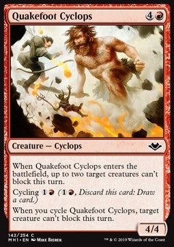 Quakefoot Cyclops⁣ - Modern Horizons⁣ (Common)⁣ [142]
