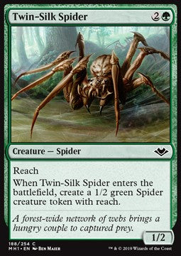 Twin-Silk Spider⁣ - Modern Horizons⁣ (Common)⁣ [188]