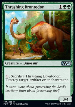 Thrashing Brontodon⁣ - Core 2020⁣ (Uncommon)⁣ [197]
