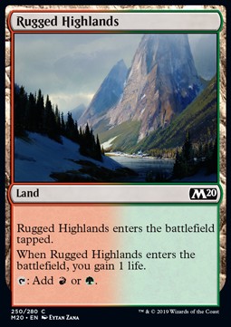 Rugged Highlands - Core 2020 (Common) [M20-250]