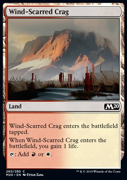 Wind-Scarred Crag⁣ - Core 2020⁣ (Common)⁣ [260]