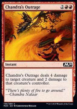 Chandra's Outrage⁣ - Core 2020⁣ (Common)⁣ [130]