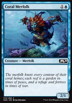 Coral Merfolk⁣ - Core 2020: Extras⁣ (Common)⁣ [315]