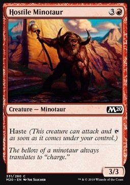 Hostile Minotaur⁣ - Core 2020: Extras⁣ (Common)⁣ [331]