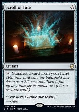 Scroll of Fate⁣ - Commander 2019⁣ (Rare)⁣ [58]