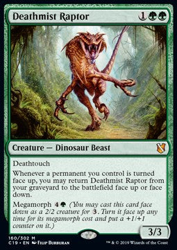 Deathmist Raptor⁣ - Commander 2019⁣ (Mythic)⁣ [160]