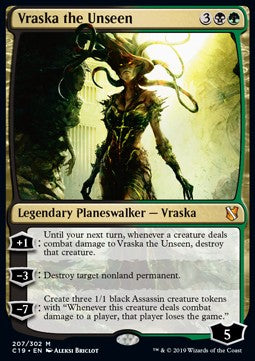 Vraska the Unseen⁣ - Commander 2019⁣ (Mythic)⁣ [207]