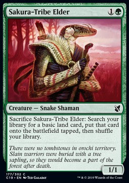 Sakura-Tribe Elder⁣ - Commander 2019⁣ (Common)⁣ [177]