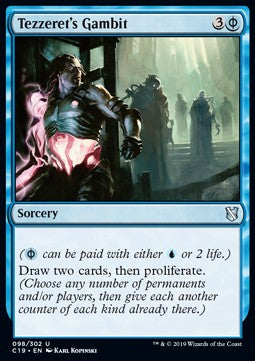 Tezzeret's Gambit⁣ - Commander 2019⁣ (Uncommon)⁣ [98]
