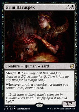 Grim Haruspex⁣ - Commander 2019⁣ (Rare)⁣ [118]
