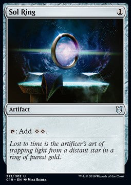 Sol Ring⁣ - Commander 2019⁣ (Uncommon)⁣ [221]