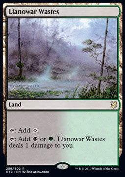 Llanowar Wastes⁣ - Commander 2019⁣ (Rare)⁣ [258]
