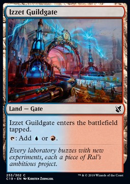 Izzet Guildgate⁣ - Commander 2019⁣ (Common)⁣ [253]