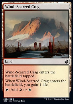 Wind-Scarred Crag⁣ - Commander 2019⁣ (Common)⁣ [285]
