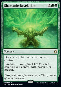 Shamanic Revelation⁣ - Commander 2019⁣ (Rare)⁣ [180]
