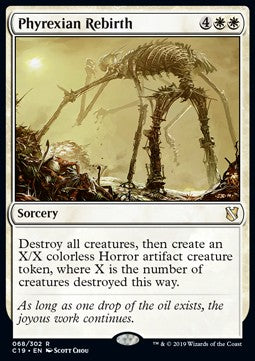 Phyrexian Rebirth⁣ - Commander 2019⁣ (Rare)⁣ [68]