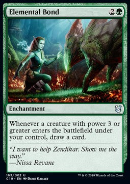 Elemental Bond⁣ - Commander 2019⁣ (Uncommon)⁣ [163]