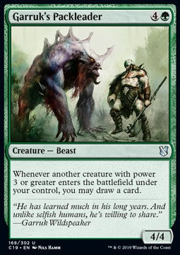 Garruk's Packleader⁣ - Commander 2019⁣ (Uncommon)⁣ [168]