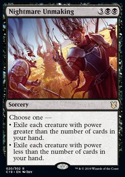 Nightmare Unmaking⁣ - Commander 2019⁣ (Rare)⁣ [20]