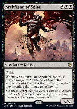 Archfiend of Spite⁣ - Commander 2019⁣ (Rare)⁣ [14]