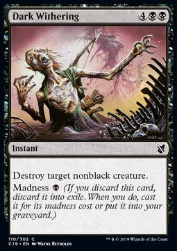 Dark Withering⁣ - Commander 2019⁣ (Common)⁣ [110]