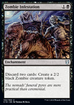 Zombie Infestation⁣ - Commander 2019⁣ (Uncommon)⁣ [132]