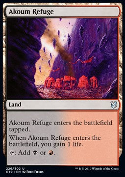 Akoum Refuge⁣ - Commander 2019⁣ (Uncommon)⁣ [226]