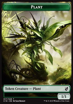 Plant Token (G 1/1) // Snake Token (G 1/1) - Commander 2019 (Token) [C19-T 17/20]