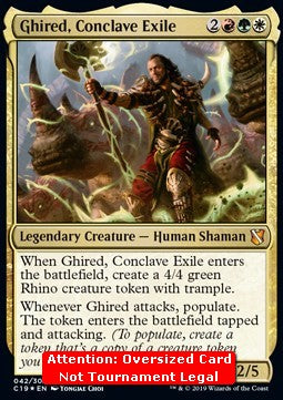 Ghired, Conclave Exile (V.2)⁣ - Commander 2019⁣ (Special)⁣ [42]