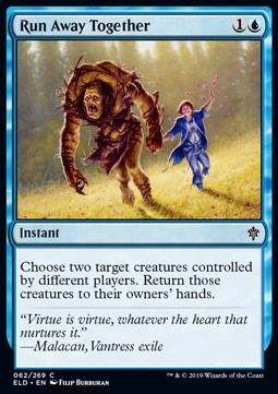 Run Away Together⁣ - Throne of Eldraine⁣ (Common)⁣ [62]