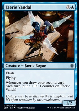 Faerie Vandal⁣ - Throne of Eldraine⁣ (Uncommon)⁣ [45]