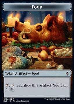 Food Token (V.4)⁣ - Throne of Eldraine: Extras⁣ (Token)⁣ [T18]