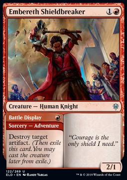 Embereth Shieldbreaker // Battle Display⁣ - Throne of Eldraine⁣ (Uncommon)⁣ [122]