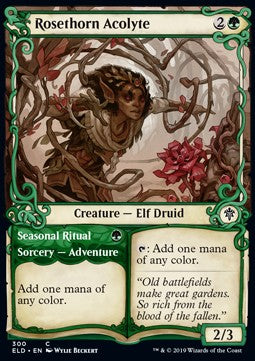 Rosethorn Acolyte // Seasonal Ritual⁣ - Throne of Eldraine: Extras⁣ (Common)⁣ [300]