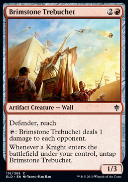 Brimstone Trebuchet⁣ - Throne of Eldraine⁣ (Common)⁣ [116]